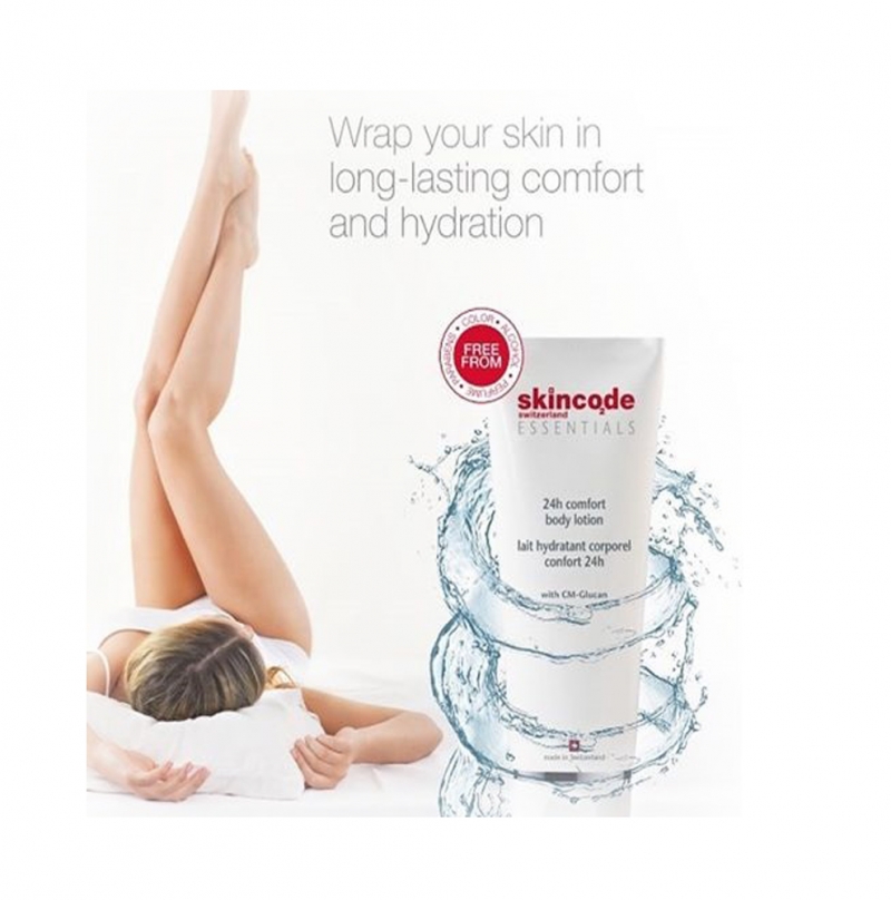 Sữa dưỡng da siêu mịn toàn thân Skincode essential 24h comfort body lotion